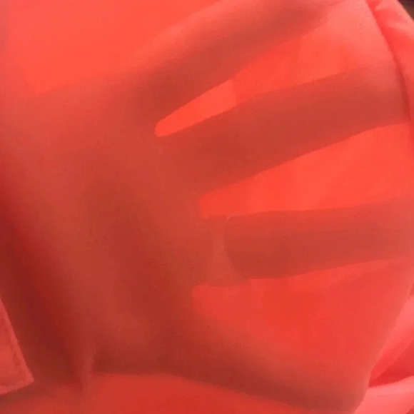 NWOT BCBG Maxzaria Orange Tunic Top Medium - Picture 10 of 11